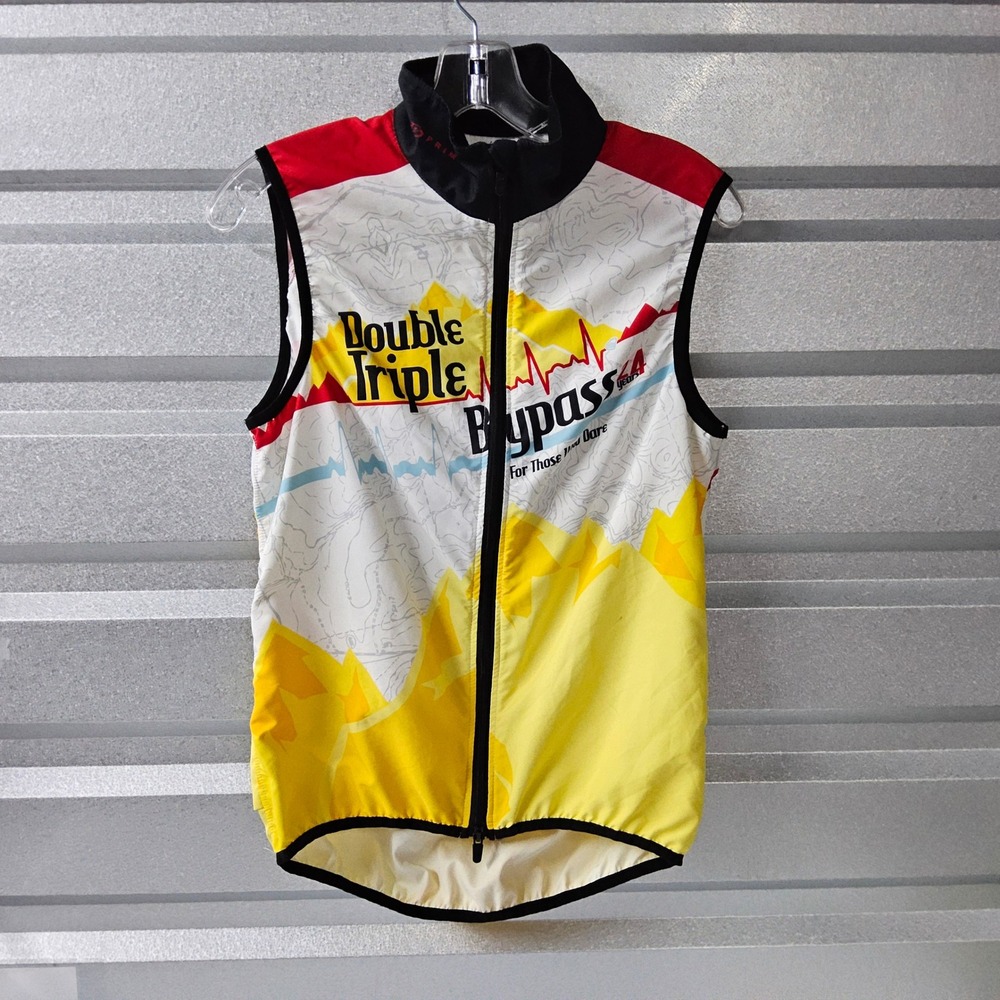 Primal Double Triple Bypass Cycling Vest Full Zip Sleeveless‎ Top Men's